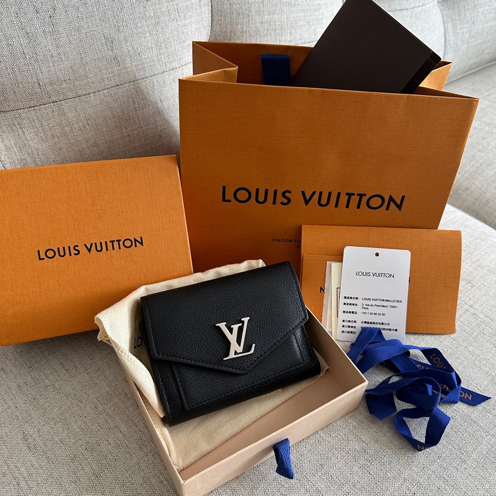SOLD! - Authentic LOUIS VUITTON Portefeuille My Lock Me Trifold Compact Wallet